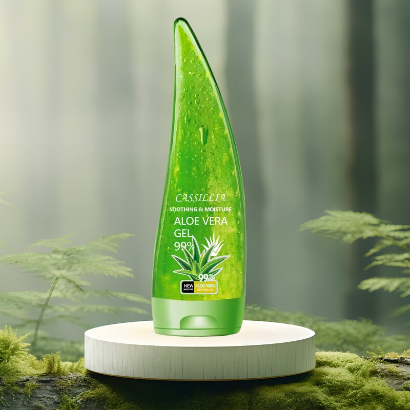 Moisturizer Gel Manufacturer - Customized Organic 250ml Aloe Vera Extract Soothing Hydrating for Face Body