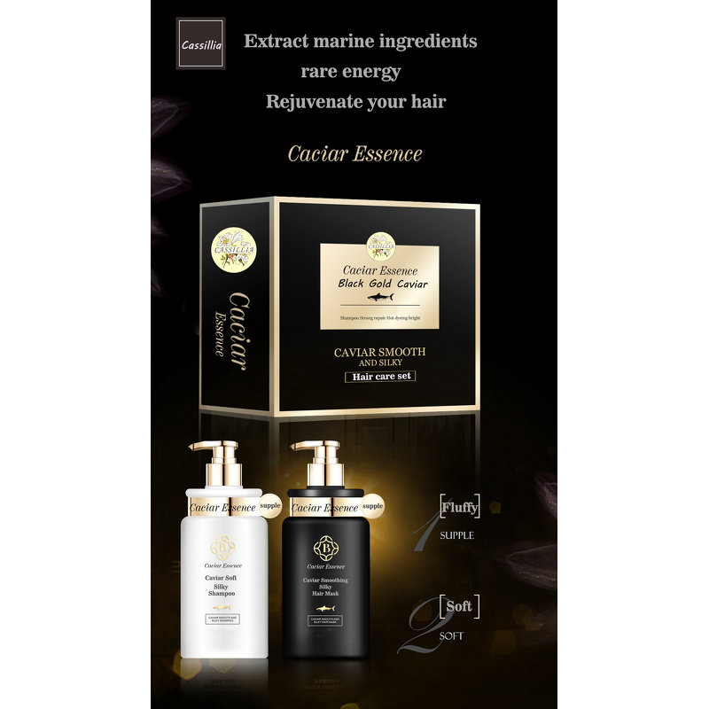 Hair Care Set Manufacturer - Repair Damaged Unisex Natural Herbal Cream Shampoo Conditioner Scalp Curly Hair