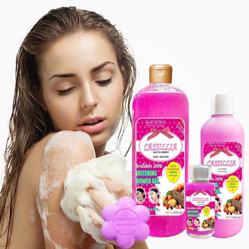 Spa Gift Set Manufacturer - Wholesale Gulta Berry Shower Bath Sets Hair Shampoo Cleansing Moisturizing Whitening