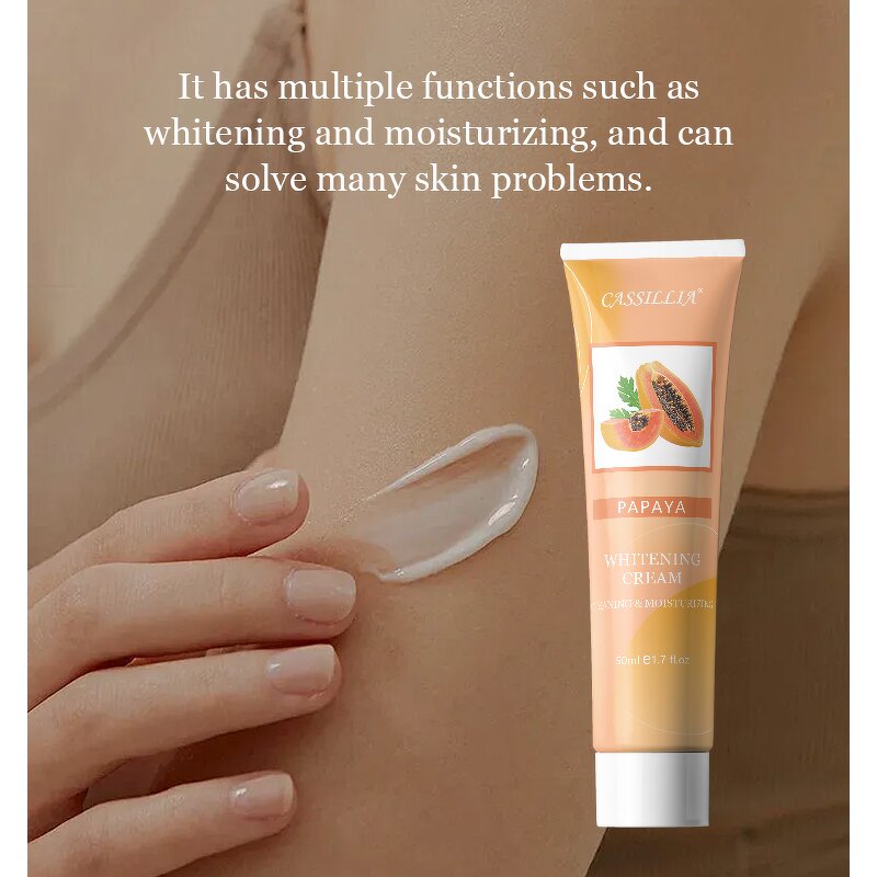 Facial Cream Manufacturer - Organic Korean Beauty Papaya Extract Brightening Anti-Aging Freckles Removal