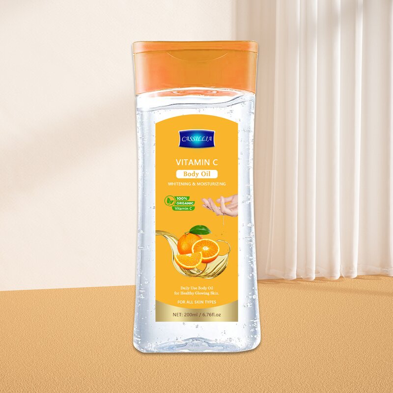Body Oil Manufacturer - Vitamin C Body Oil for Skin Glowing Whitening Hydrating Olive Oil Body Care