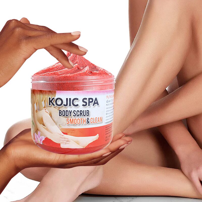 Body Scrub Manufacturer - Skin Care Organic Sea Salt Vegan Body Scrubs Sherbet Shea Kojic Spa Tomato Vitamin c