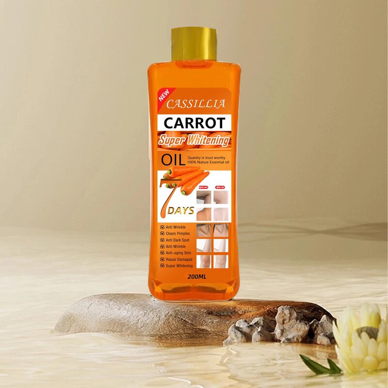 Body Oil Manufacturer - 100% Natural Pure Essential Oil Whitening Anti-aging Carrot Oil Skin Care Lightening