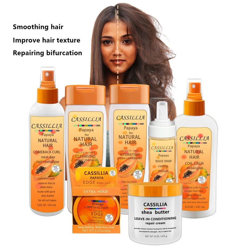 Hair Care Set Manufacturer - African Hair Care Products Curly Hair Care Set (new)