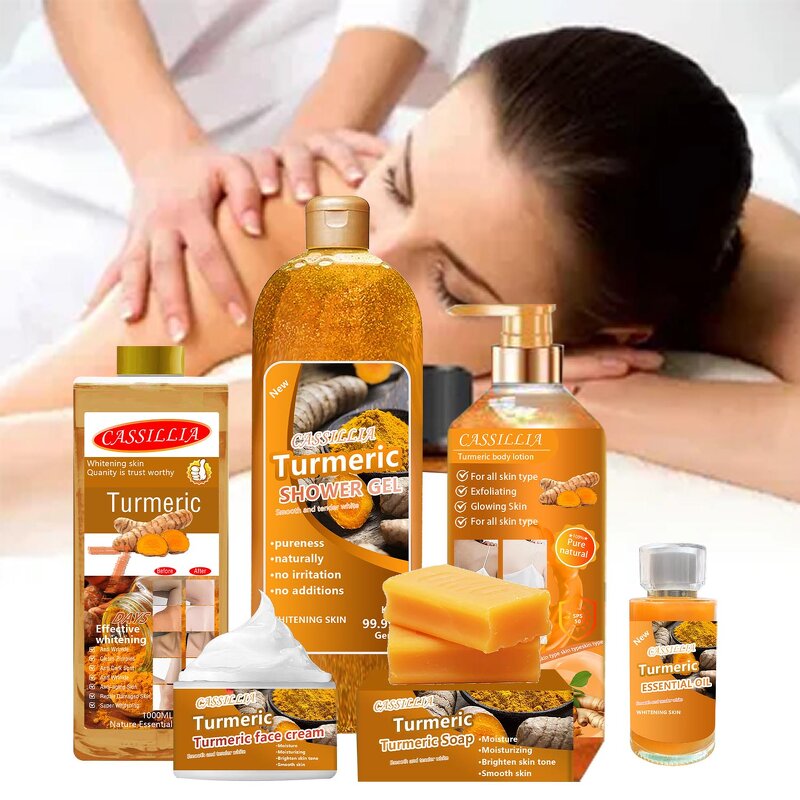 Spa Gift Set Manufacturer - New Arrival Brightening Skincare Kit Shower Gel Body Lotion Bath Spa