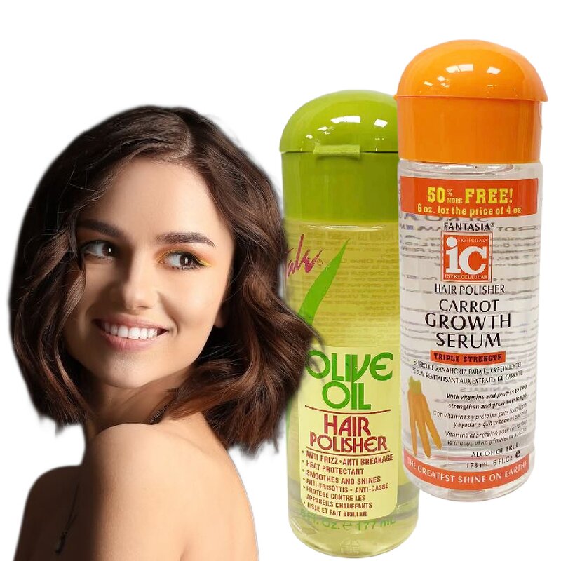 Hair Oil Manufacturer - Healthy Shine Serum Anti-frizz Smoothing Essential Oil 177ml ORS Olive Oil