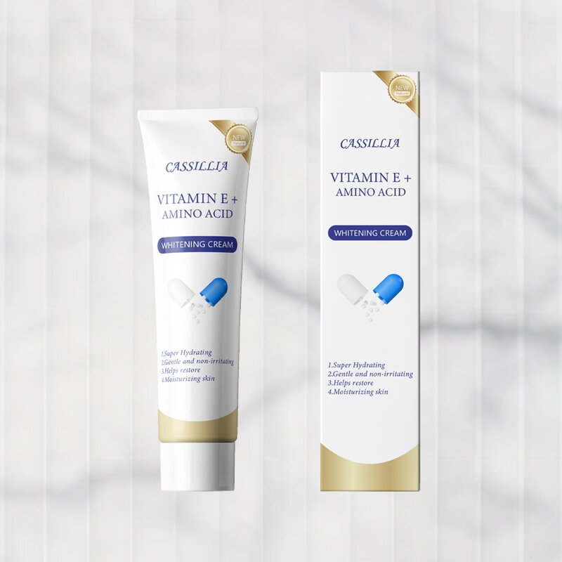 Face Cream Manufacturer - Whitening Brightening Vitamin E Collagen Glycerin for Acne-Prone Skin & OEM