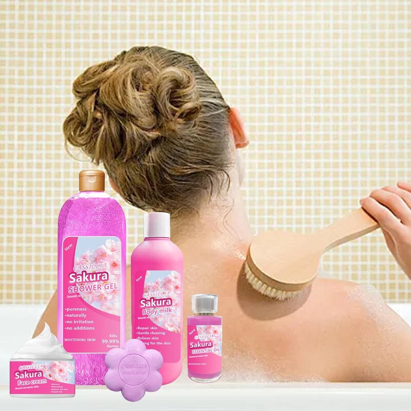 Bath Gift Set Manufacturer - OEM Bath Gift Sets Shower Gel Body Lotion Soap Oil Home Spa for Women