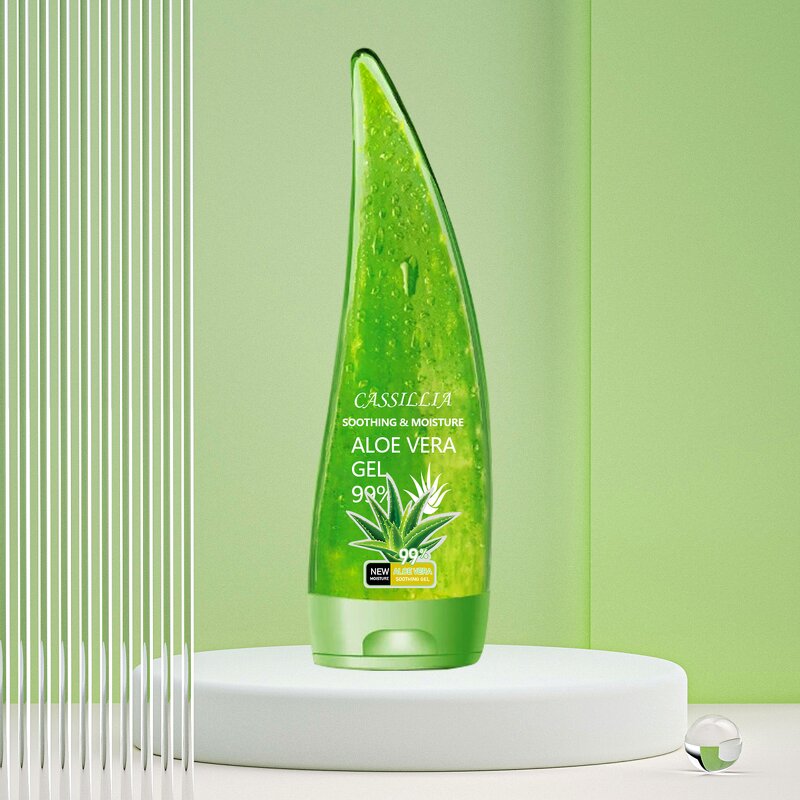 Moisturizer Gel Manufacturer - Customized Organic 250ml Aloe Vera Extract Soothing Hydrating for Face Body