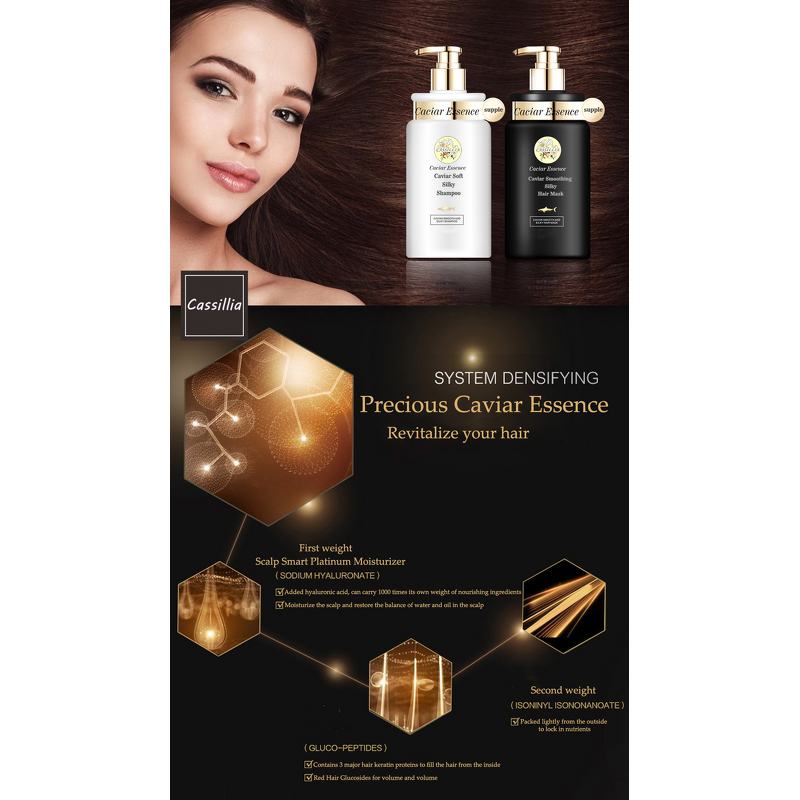 Hair Care Set Manufacturer - Repair Damaged Unisex Natural Herbal Cream Shampoo Conditioner Scalp Curly Hair