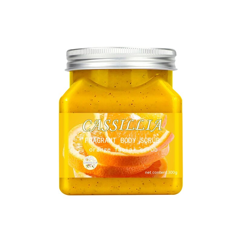 Body Scrub Manufacturer - Custom Logo Private Label Natural Exfoliating Whitening Organic Strawberry Orange Grapefruit