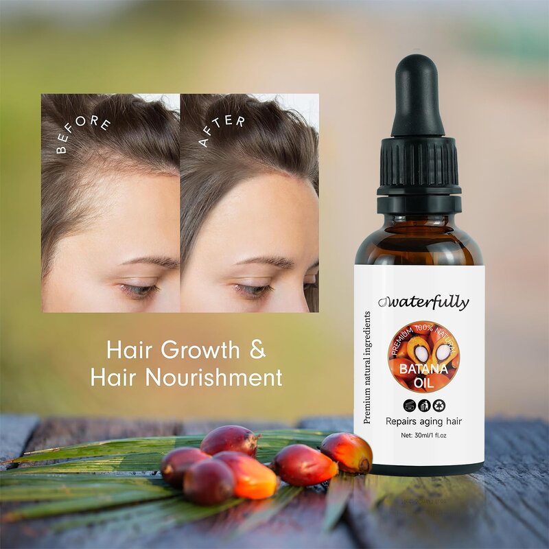 Batana Oil Manufacturer - Vegan Anti Hair Loss Treatment Growth Sulfate-Free Castor Oil Herbal Ingredient & OEM/ODM