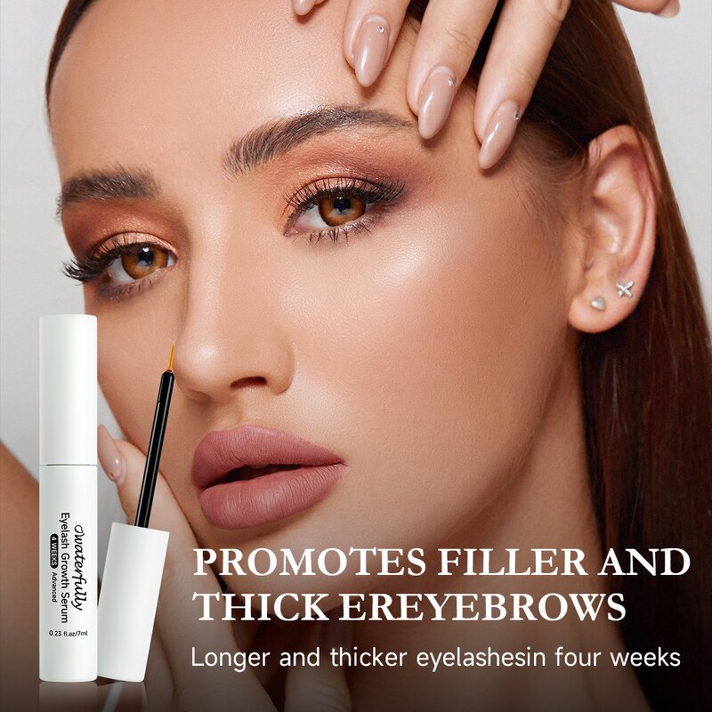 Eyelash Growth Serum Manufacturer - Longer Thick Natural Regrowth with Castor Oil & Private Label Wholesale