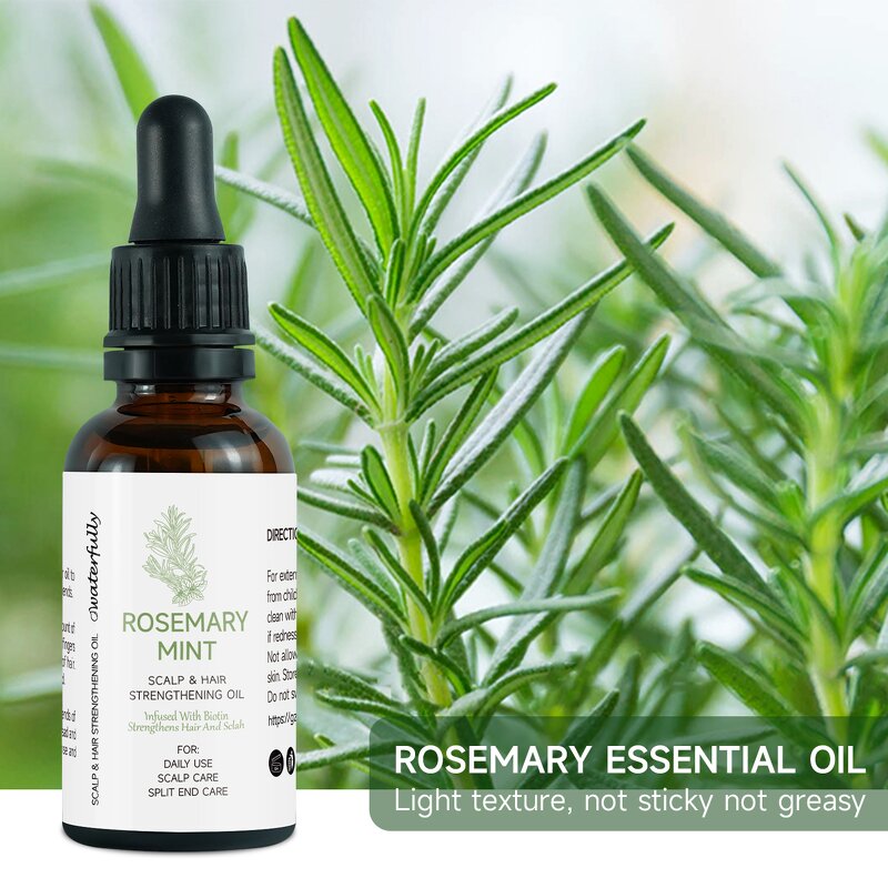 Hair Growth Oil Manufacturer - Rosemary Herbal Vegan Hair Loss Treatment with Mint & Manufacturer