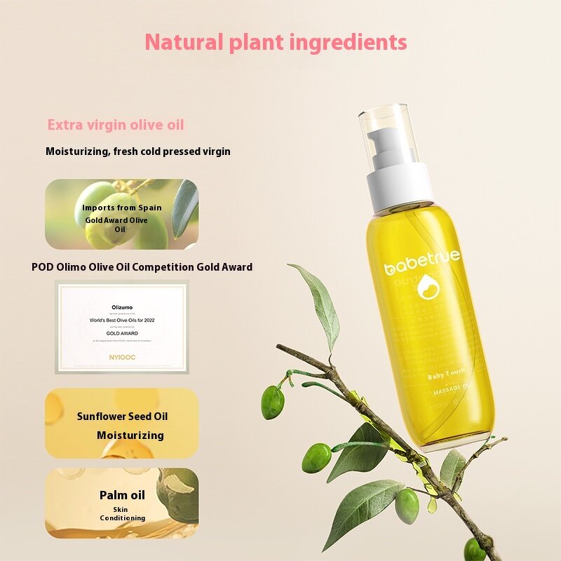 Baby Oil Manufacturer - 100% Natural Hydrating with Grape Seed Oil Sweet Almond Oil for Calming Soothes Skin & Private Label