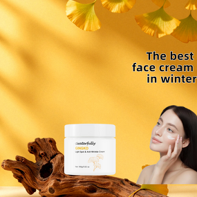Water Cream Manufacturer - Korea Vegetal Ginkgo Light Bouncy Brightening Firming for Red Sensitive Skin with Hyaluronic Acid