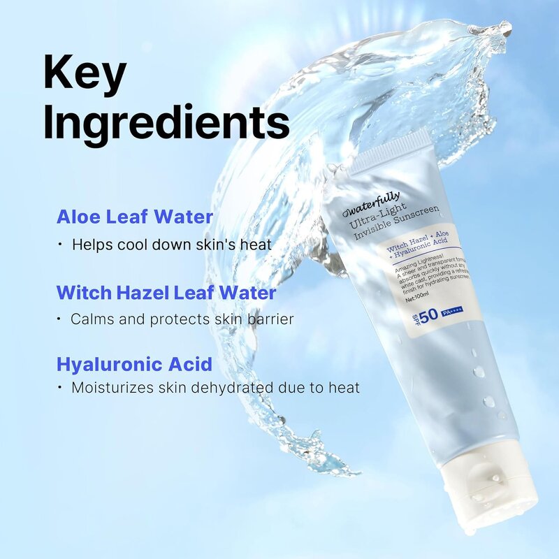 Sunscreen Cream Manufacturer - SPF50 Vegan Anti-aging Oil-control Whitening with Hyaluronic Acid