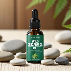 Oregano Oil Drops Manufacturer - Wild Organic Mediterranean Liquid Non-GMO Vegan & Factory Custom