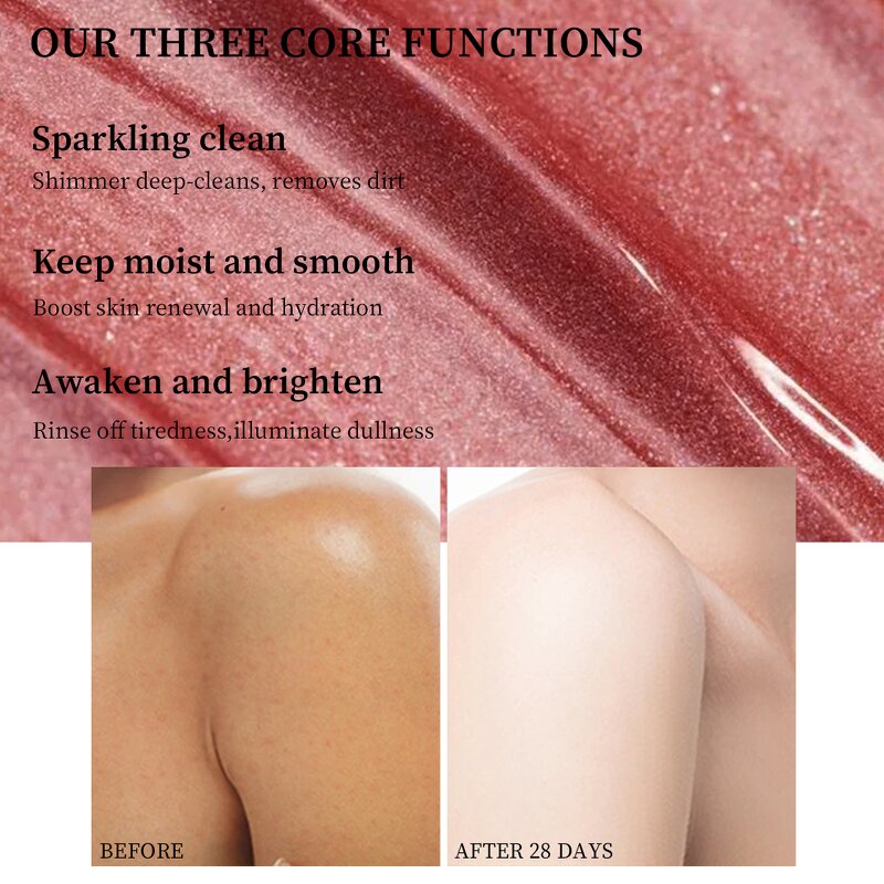 Shower Gel Manufacturer - Turmeric Kojic Acid Golden Glow Exfoliating Brightening Whitening Perfumed