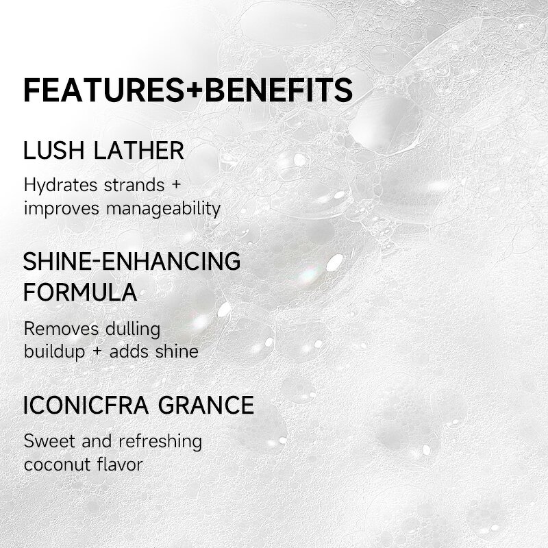 Hair Shampoo Manufacturer - Vegan Bergamot Root Activator Clarifying Lightness Moisture Coconut for Smoothing Afro Hair & Custom