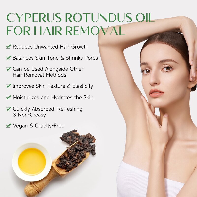 Essential Oil Manufacturer - 100% Pure Natural Organic Cyperus Rotundus for Skin Hair Removal & OEM Wholesale