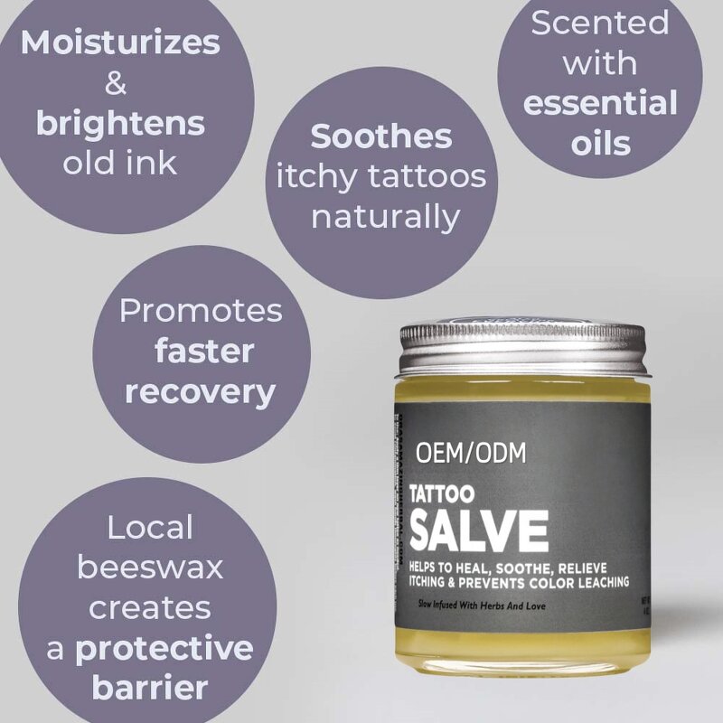 Tattoo Aftercare Oil Manufacturer - 2025 OEM Lubricates Moisturize Healing Recovery Cream Salve