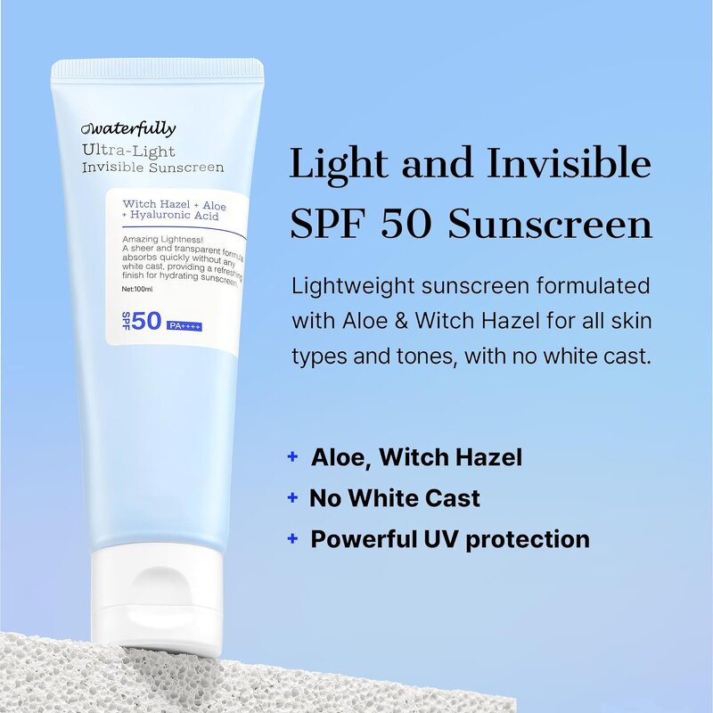 Sunscreen Cream Manufacturer - SPF50 Vegan Anti-aging Oil-control Whitening with Hyaluronic Acid