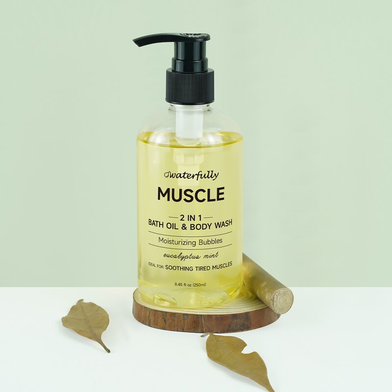 Bath Oil Manufacturer - Eucalyptus Mint Body Wash Cleansing Oil Shower Oil for Face Body Soften Moisturize for Family & Wholesale