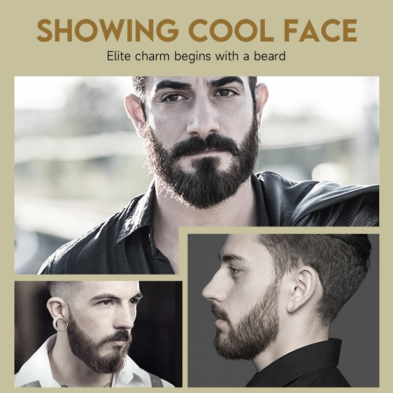 Beard Growth Kit Manufacturer - Vegan Beard Oil Balm Frizz Eliminates Beardruff Itchiness Promotes Fuller Thicker Beard