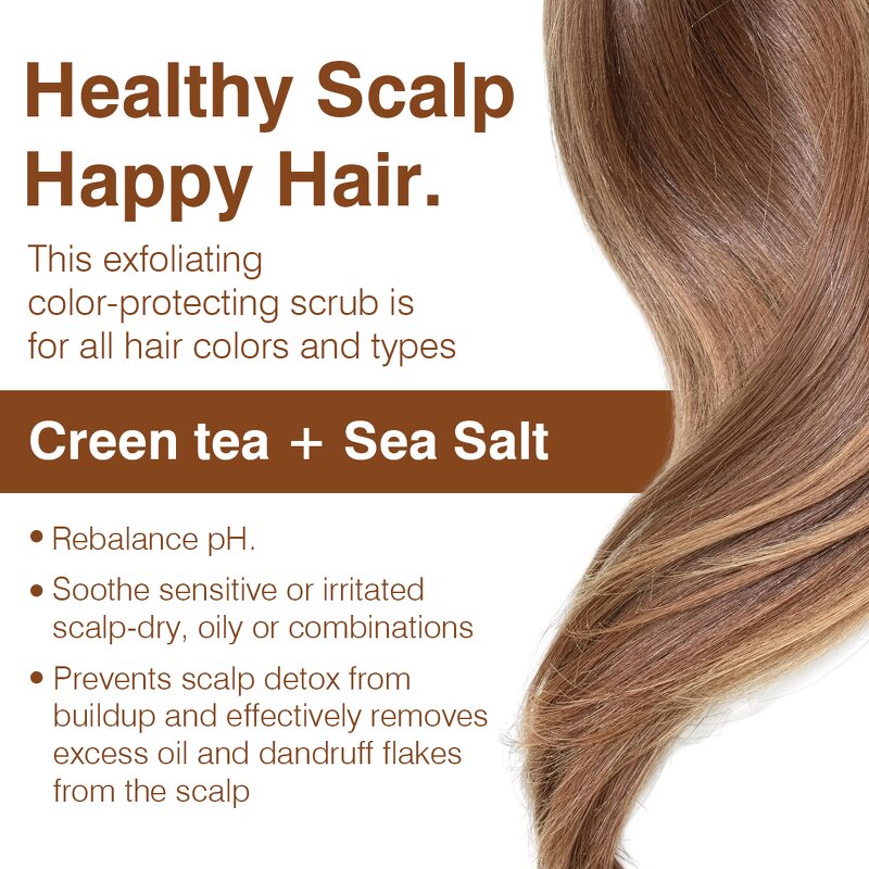 Shampoo Manufacturer - Coconut Sea Salt Scrub Hydrating 300ml Salon Refreshing Fluffy Anti-Dandruff Scalp & Private Label