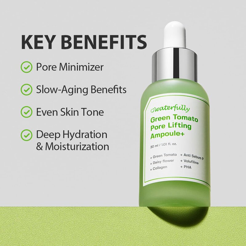 Face Serum Manufacturer - 30ml Tightening Smoothing Firming Deep Hydration Green Tomato & Private Label