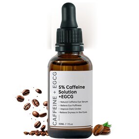 Eye Serum Manufacturer - Vegan Korea 5% Caffeine +EGCG Anti Aging Anti Fine Lines Remove Dark Circles Eye Bag