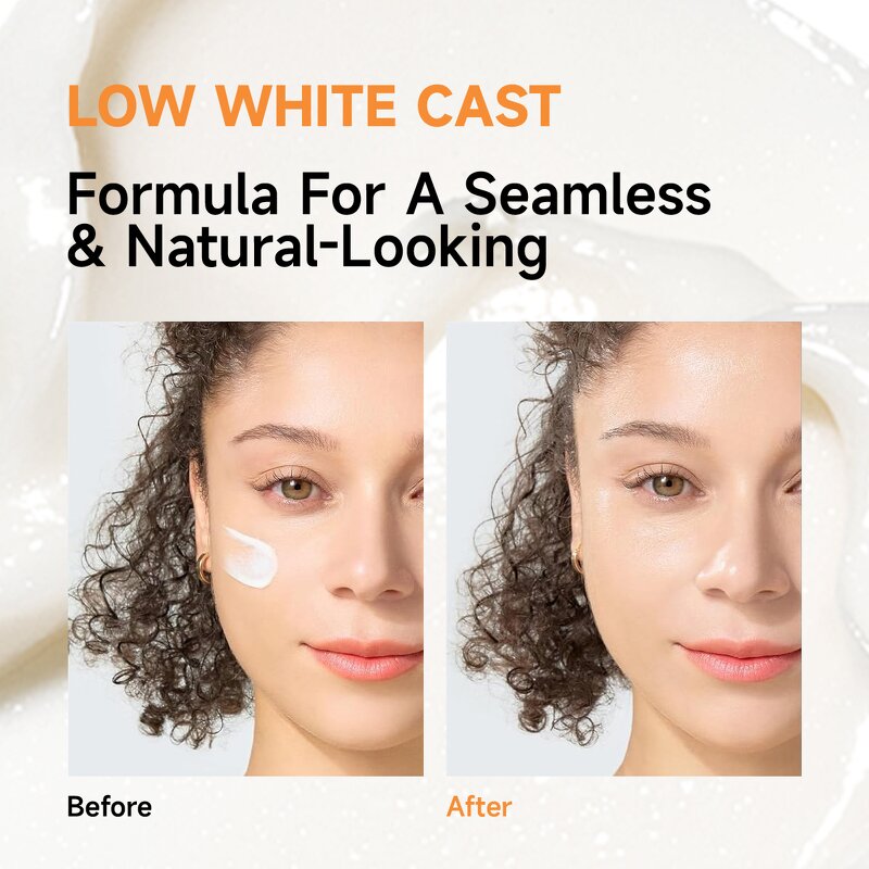 Sunscreen Manufacturer - 100ml Korean Spf 50 with 1% Hyaluronic Acid Mineral Vitamin E for Face Body Skin Care