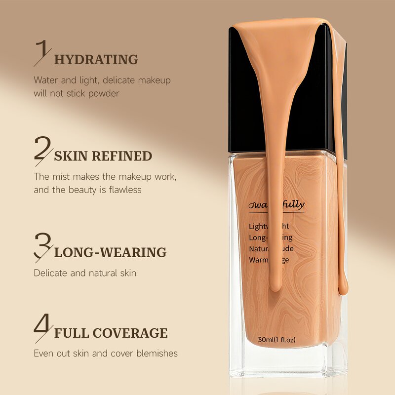Liquid Foundation Manufacturer - Matte Full Coverage for All Skin Vegan Concealer Makeup & Wholesale Private Label