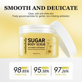 Sugar Scrub Manufacturer - Vegan Deep Steep Lavender Chamomile Exfoliating with Organic Coconut Oil Shea Butter Argan Oil