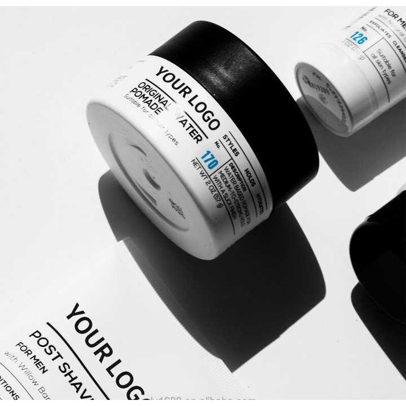 Pomade Wax Manufacturer - Aloe Shea Butter Wave Hair Clay for Men Braiding Gel Edge Control Strong Hold No White Residue Anti Frizz