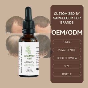 Hair Growth Oil Manufacturer - Rosemary Herbal Vegan Hair Loss Treatment with Mint & Manufacturer