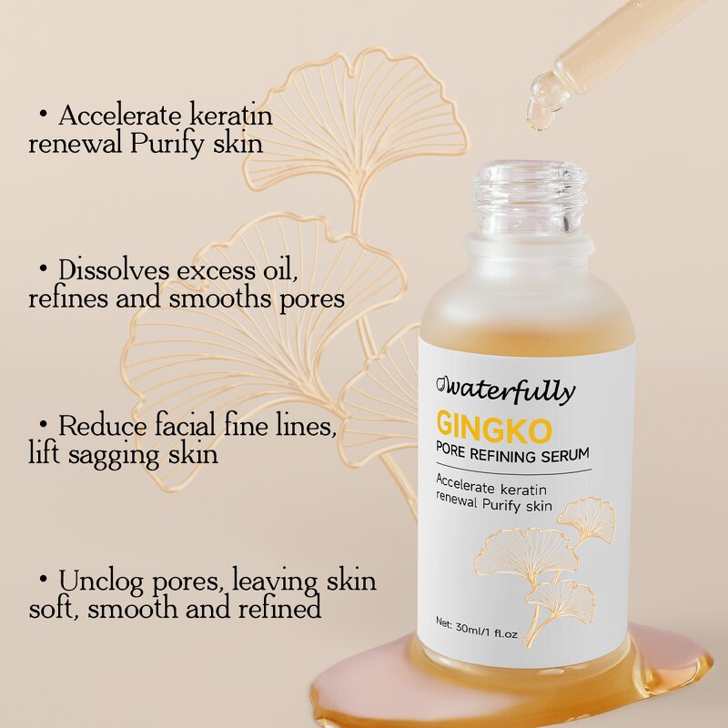 Face Serum Manufacturer - Ginkgo Biloba Calming Brighten Booster with Pomegranate & Wholesale