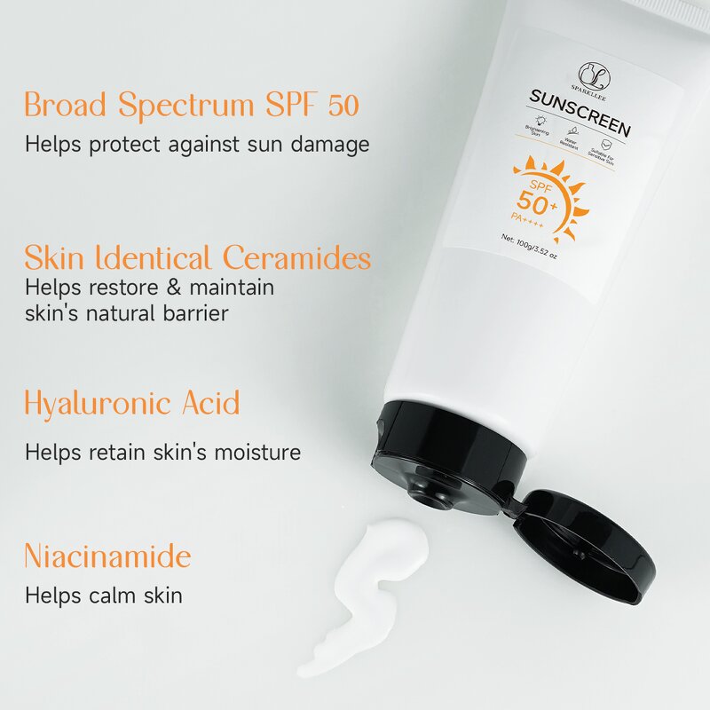 Sunscreen Lotion Manufacturer - Korean Spf 50 Centella with Aloe Vera Preventing Uva Uvb Mineral