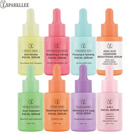 Skin Care Serum Manufacturer - with Vitamin C Niacinamide Retinol Hyaluronic Acid Bakuchiol Kojic Acid Alpha Arbutin Salicylic Acid