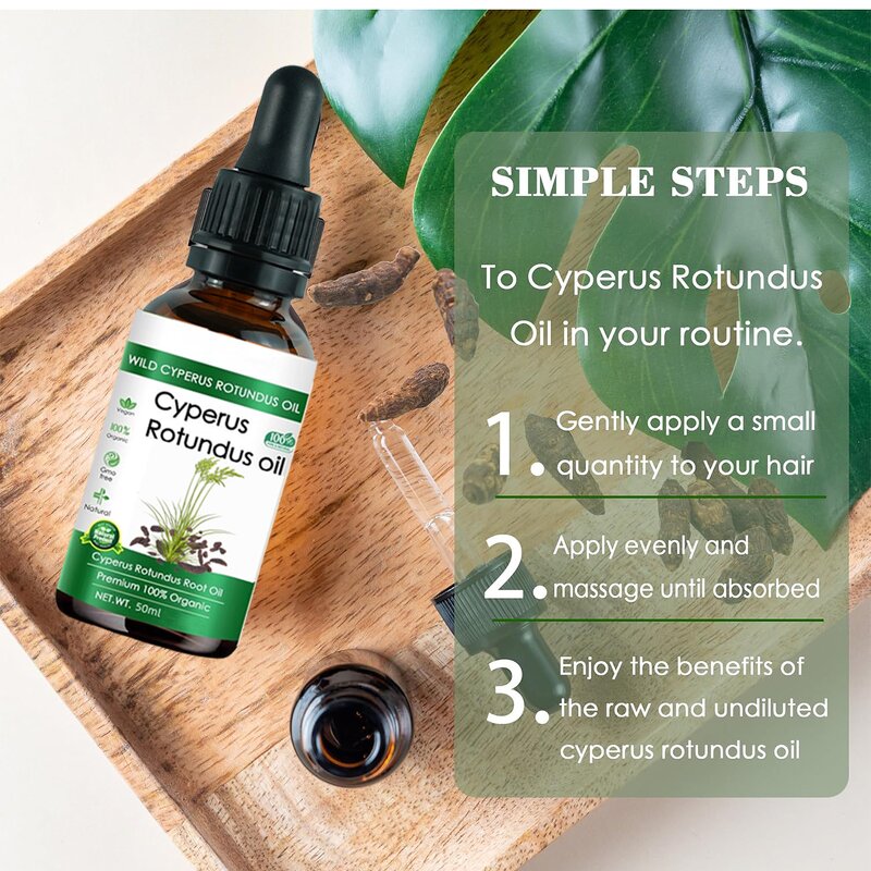 Essential Oil Manufacturer - 50ml 100% Pure Natural Cold Pressed Cyperus Rotundus for Hair Removal & Wholesale