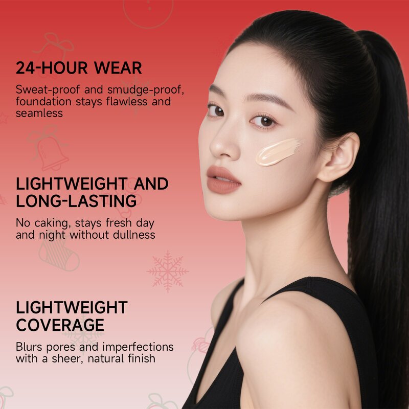 Foundation Makeup Manufacturer - Korean Waterproof Organic Brightening Concealer Full Coverage Matte Liquid & OEM Private Label