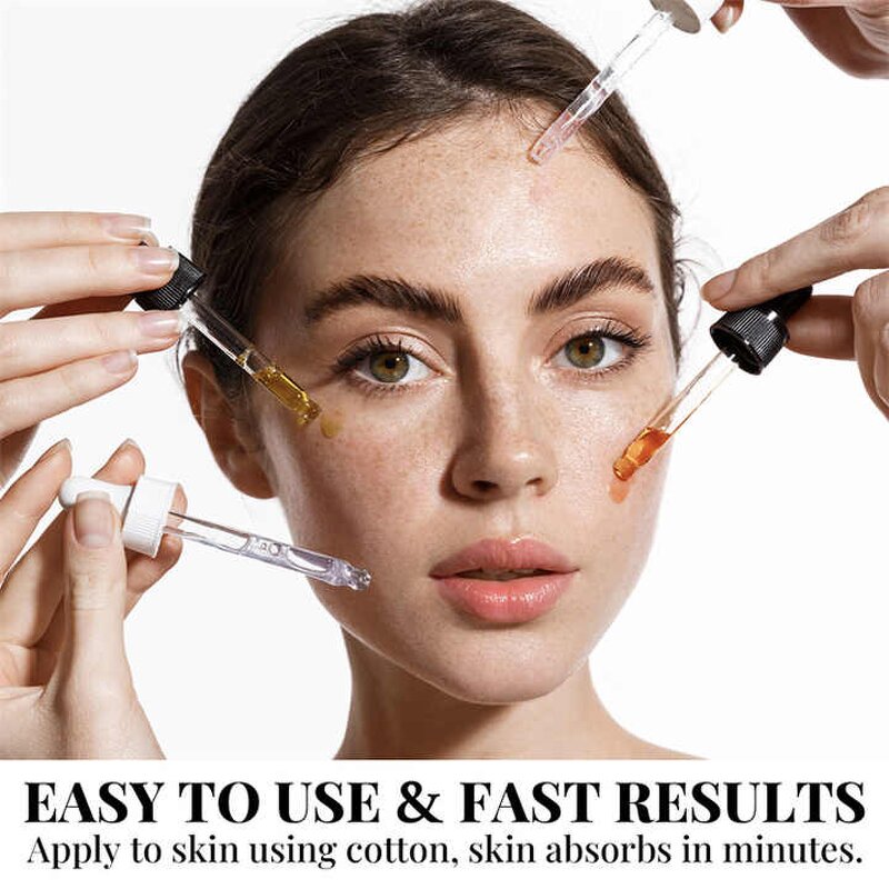 Skin Care Serum Manufacturer - with Vitamin C Niacinamide Retinol Hyaluronic Acid Bakuchiol Kojic Acid Alpha Arbutin Salicylic Acid