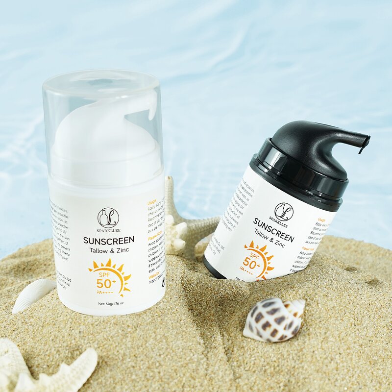 Sunscreen Cream Manufacturer - 100% Beef Tallow and Zinc Organic Moisturizer Balm Vegan Face Body & Private Label