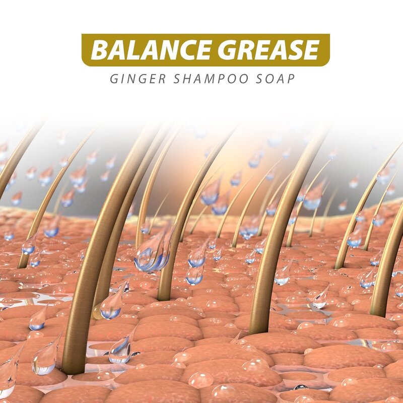 Hair Shampoo Bar Manufacturer - 2025 ODM Hair Growth Ginger Deep Cleaning Anti Hair Loss Bar Soap