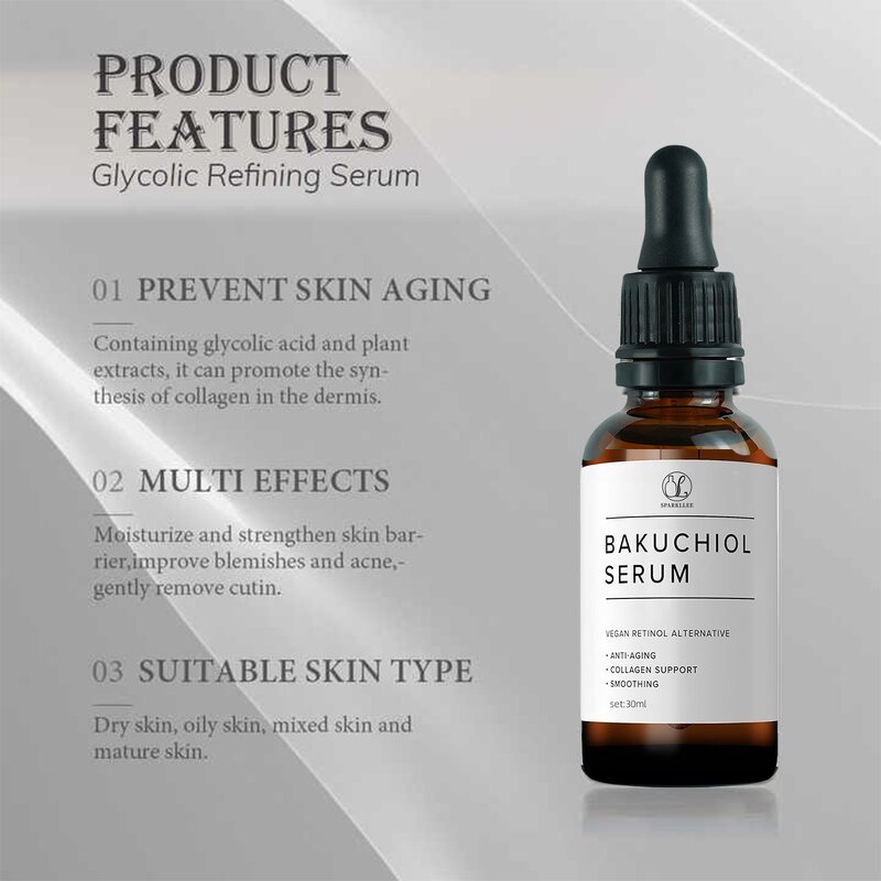 Bakuchiol Serum Manufacturer - Organic Retinol Anti Aging Anti-wrinkles Natural Face Serum & OEM 2025