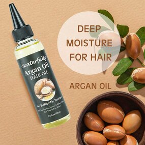 Hair Serum Manufacturer - Anti-Frizz Argan Oil Shine Smoothing Moisture Repair for Dry Hair Heat Protection & Private Label