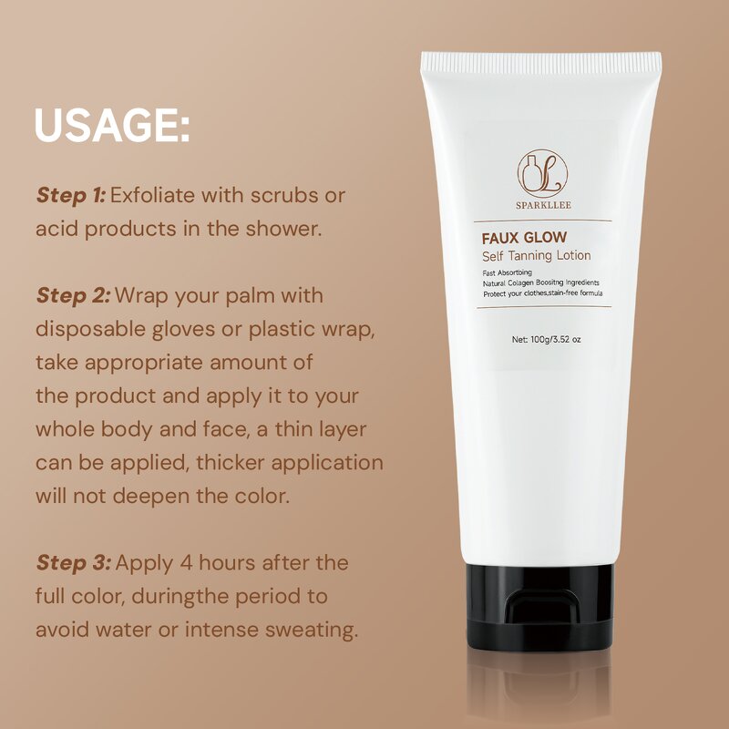 Self-tanning Cream Manufacturer - Rosewood Scent Gradual Shine Brown Bulk Natural Tanning Lotion