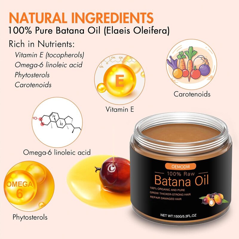 Batana Butter Manufacturer - 100% Pure Raw Organic from Honduras for Hair Growth Mask