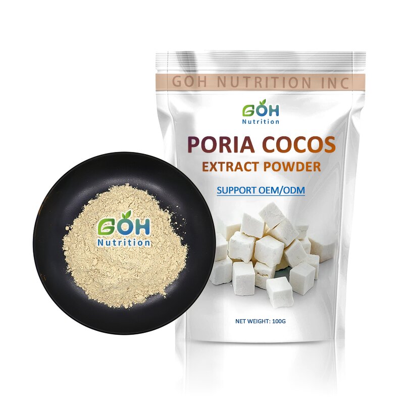 Poria Cocos Extract Manufacturer - 30% Polysaccharide Tuckahoe Plant Extract OEM Private Label GOH